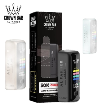 Al Fakher 30k Cubic Akku 800mAh – kompakter E-Shisha Akku in modernem Design, ideal für unterwegs und lange Laufzeiten